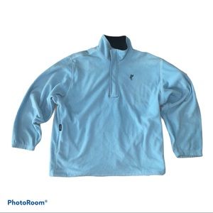large ash worth baby blue pull over fleece💙🤍
